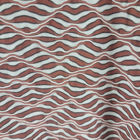 Ava & Viv Top Size 3X Long Sleeve Pull Over Brown White EUC Plus Size - Picture 6 of 8